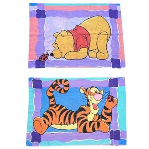 Disney Vintage Winnie the Pooh & Tigger Pillowcase
